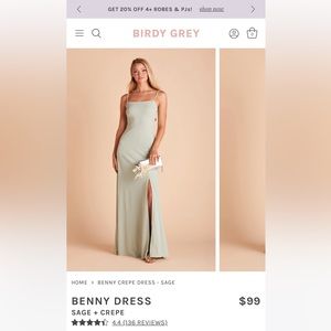 Sage spaghetti strap bridesmaids dress